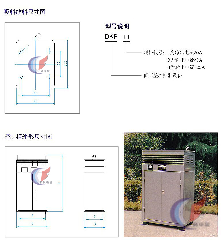 DKP系列产品采用三线二相半波整流方式,DKP-A系列是在DKP系列产品的基础上改进设计的,改变可控硅导通角,可使输出电压在170V-240V范围内可调,从而使输出电压基本接近220V。该系列产品具有线路简单、体积小、重量轻等特点。